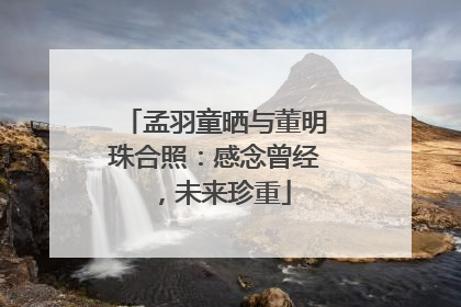 孟羽童晒与董明珠合照：感念曾经，未来珍重